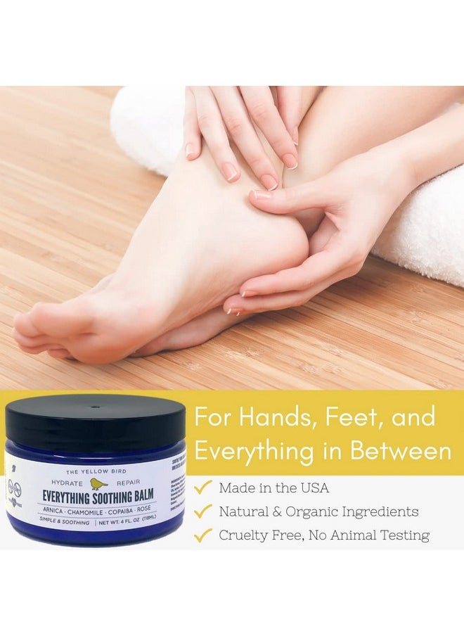 The Yellow Bird - Yellow Bird Natural Soothing Foot & Body Balm - Everything Skin Moisturizer, Organic Itch Relief Cream, Baby Diaper Balm, Soothing Gentle Moisturizer - Image 1