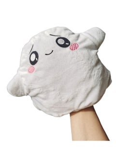 20cm White Hand Puppet Plush Toy Lankybox Paper Box Doll Soft Plush Doll Boy Girl Birthday Gift