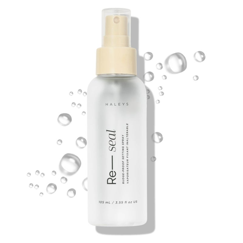 HALEYS Re-seal Setting Spray - 16-Hour All-Day Hold - Prebiotics & Antioxidants - Oil-Control Hydrating Setting Spray - Ultra-Fine Mist for Natural Finish - Lightweight, Non-Sticky Formula by Haleys - Image 1