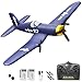 HAWK'S WORK HAWKS WORK 3 Channel RC Plane F4U Corsair Remote Control Warbird Ready to Fly 24GHz 6axis Gyro Stabilizer Easy to Fly for Kids Beginners - Image 2