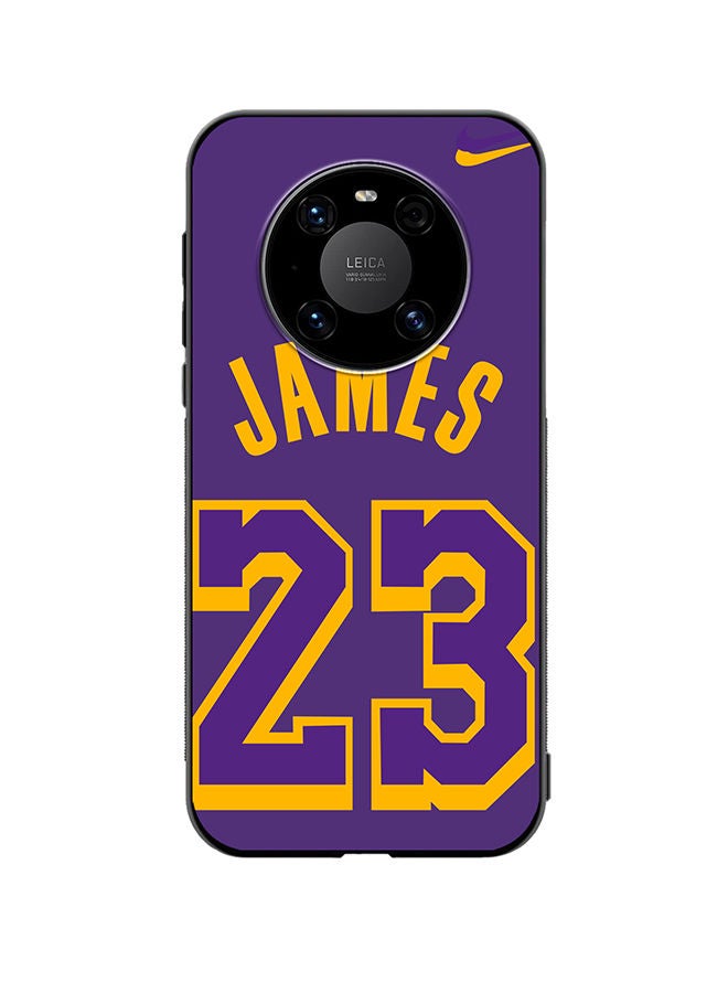 VR CREATIVE Protective Case Cover For Huawei Mate 40 James 23 Purple Design Multicolour - Image 1
