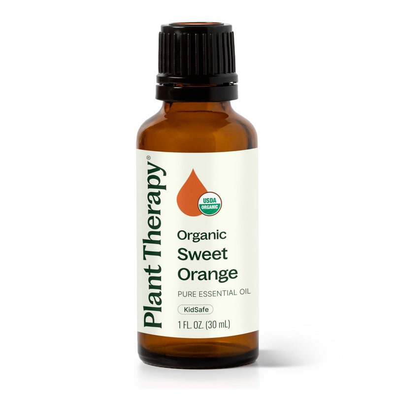 Plant Therapy Sweet Orange Organic Essential Oil 100% Pure, USDA Certified Organic, Undiluted, Natural Aromatherapy, Therapeutic Grade 30 mL (1 oz) - Image 1