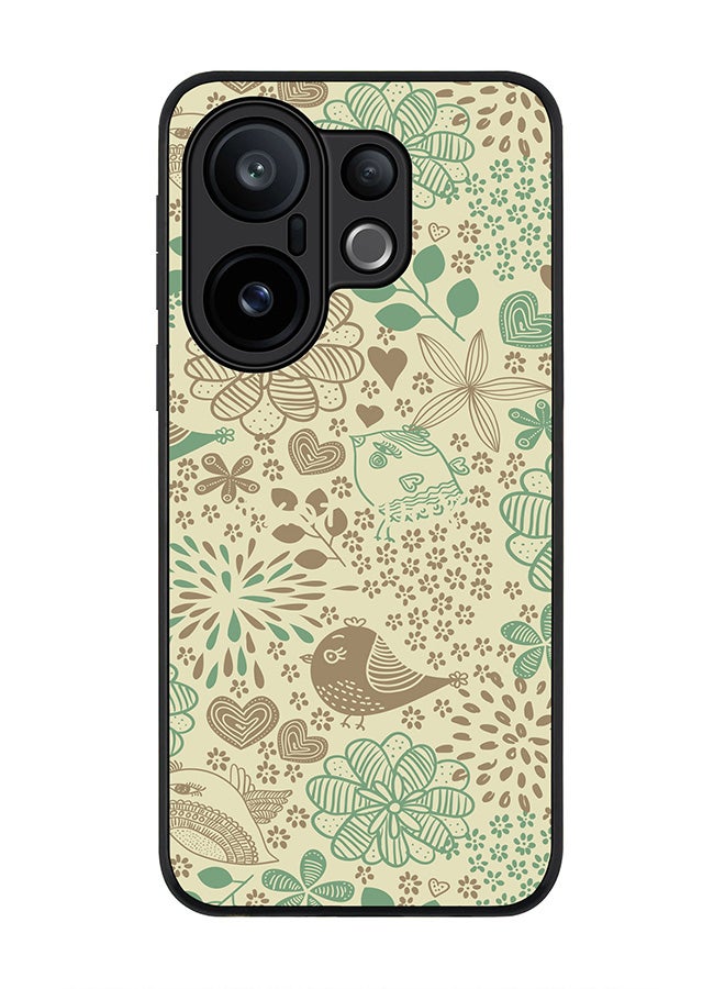Stylizedd For vivo X200 FE / S30 Pro mini Case,Slim fit Camera Protection, Shockproof Thin Phone cover  - Cozy Garden