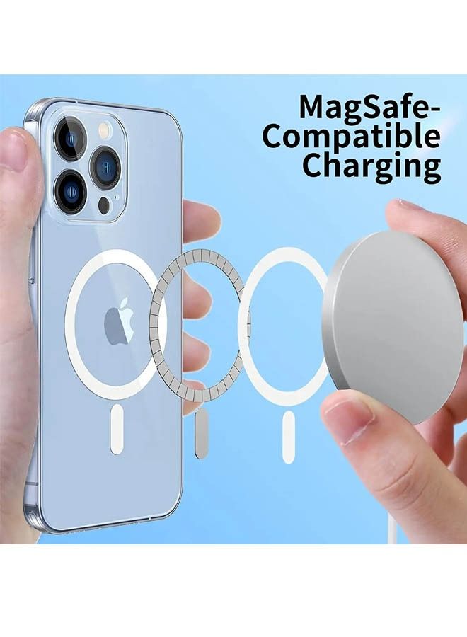 روك بو 6.1 بوصة المغناطيسي حالة مصممة خصيصا ل iPhone 14 برو ، المغناطيسية القوية ، غير الأصفر حماية الصف العسكري ، متوافق مع magsafe حماية رقيقة وشفافة حالة - Image 3