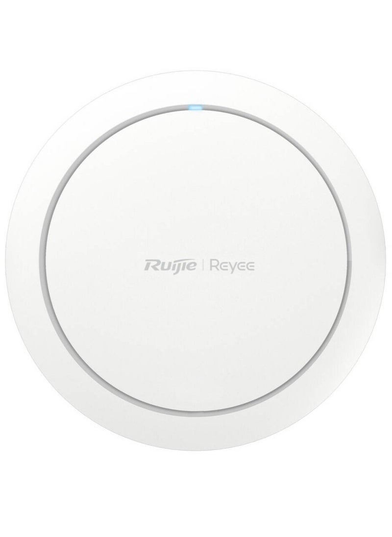 Ruijie - Ruijie RG-RAP2266 AX3000 Indoor Ceiling-Mount Wi-Fi 6 Access Point, 2977Mbps Max Speed, Dual Band 2.4 GHz & 5 GHz, Reyee Mesh Technology, Round Decent Design, White | RG-RAP2266 - Image 1