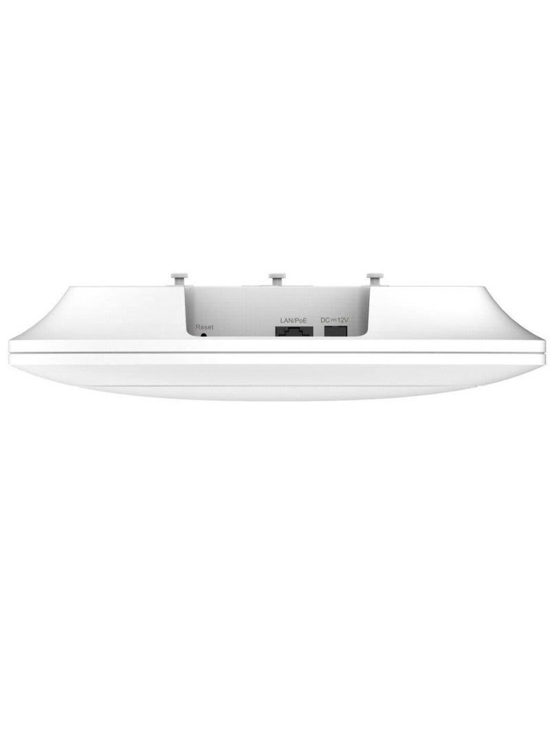 Ruijie - Ruijie RG-RAP2266 AX3000 Indoor Ceiling-Mount Wi-Fi 6 Access Point, 2977Mbps Max Speed, Dual Band 2.4 GHz & 5 GHz, Reyee Mesh Technology, Round Decent Design, White | RG-RAP2266 - Image 1