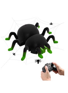 Y&D Remote Control Spider, RC Climbing Wall Floor Dual 360° Rotation Spider Toy, LED Light Stunt Toys, for Boys Girls Kids Birthday  - Image 1