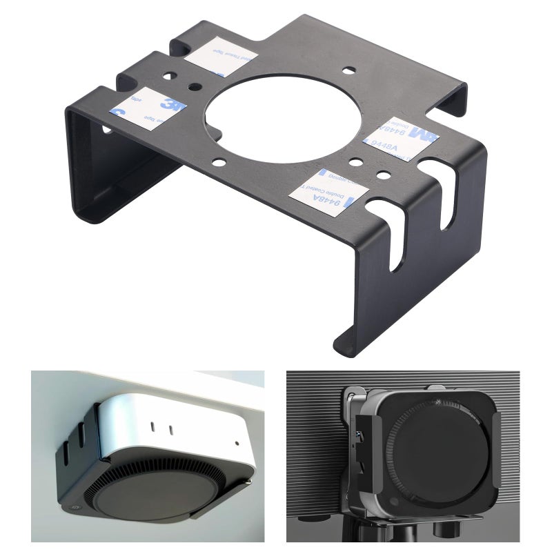 ATMTV All Metal Mac mini M4 Stand Secure Under Desk Mount for 2024 Mac mini M4M4 ProVESA Wall Mount CompatibleSpaceSaving DesignMac mini M4 Mount Accessories for Mac mini - Image 2