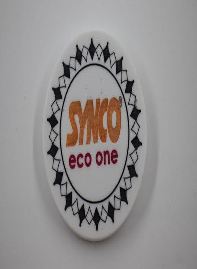 سينكو قرص لعبة الكاروم Synco Jumbo كبير الحجم للغاية، ألوان متنوعة، قطعة واحدة (Eco 72X8 مم) - Image 1