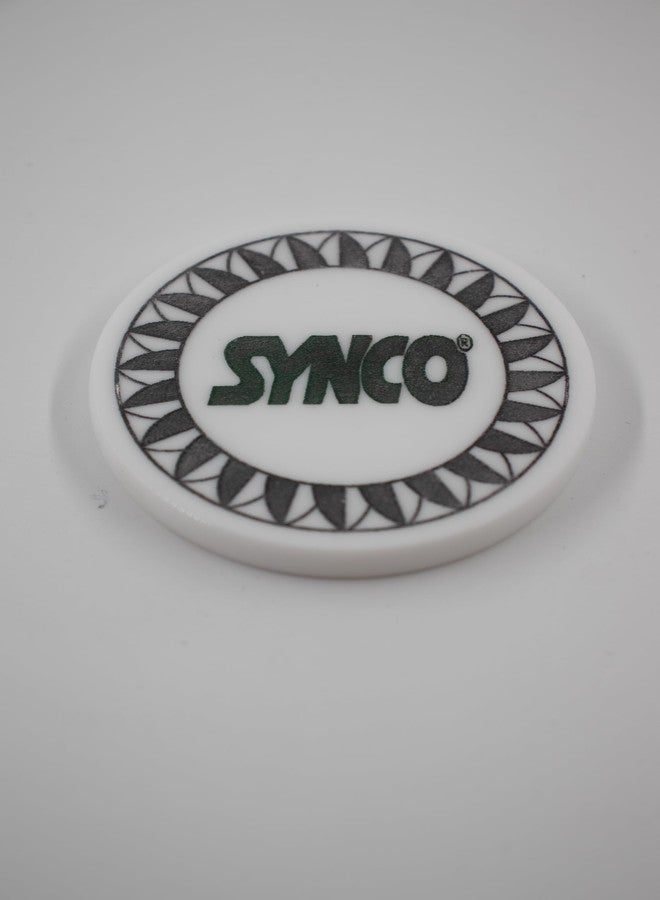 سينكو قرص لعبة الكاروم Synco Jumbo كبير الحجم للغاية، ألوان متنوعة، قطعة واحدة (Eco 72X8 مم) - Image 4