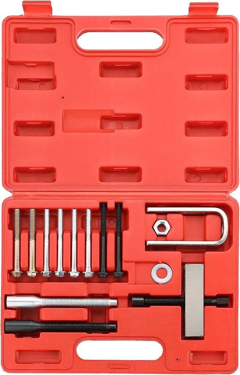 Acymner Car Steering Wheel Puller Compressor Remover Set Automotive Steering Wheel Lock Plate Compressor Removal Tool Kit for Most Cars SUVs and Light Trucks