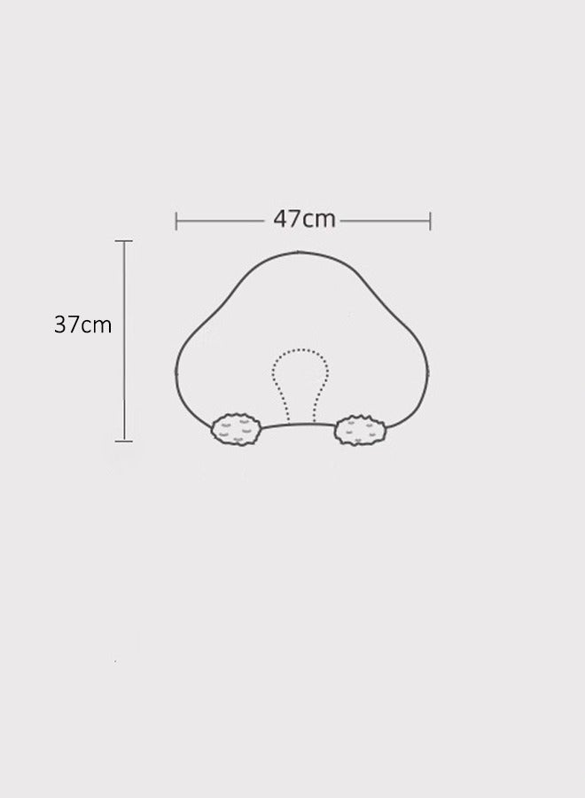 Aissiora Baby neck pillow Baby shaping pillow Baby head shaping pillow Prevent and correct flat head Pure cotton baby pillow Suitable for newborns - Image 2