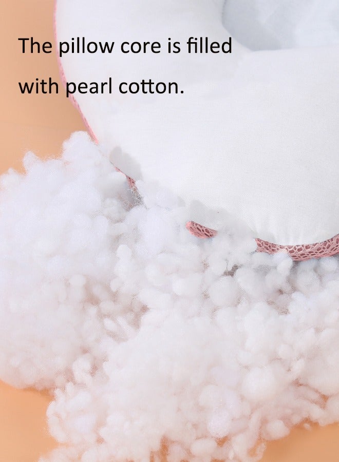 Aissiora Baby neck pillow Baby shaping pillow Baby head shaping pillow Prevent and correct flat head Pure cotton baby pillow Suitable for newborns - Image 5