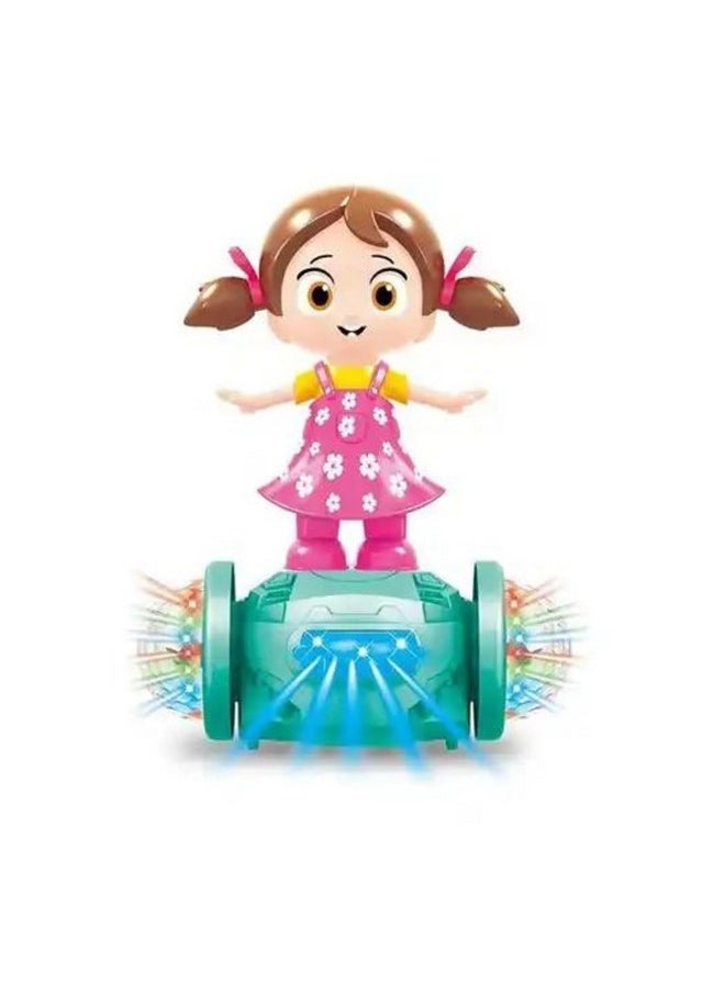 Manos - Dancing Doll Multi Action Baby Doll for Girls with Flashing Light and Sound System Toddle Toy - Image 1
