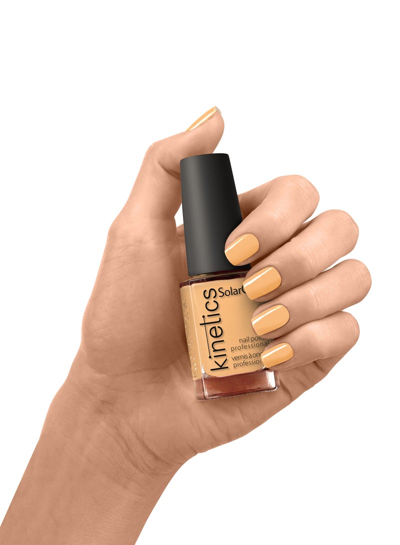 KINETICS SOLARGEL PROFESSIONAL NAIL POLISH 15 ML | #582 APRICOT DUST - Image 2