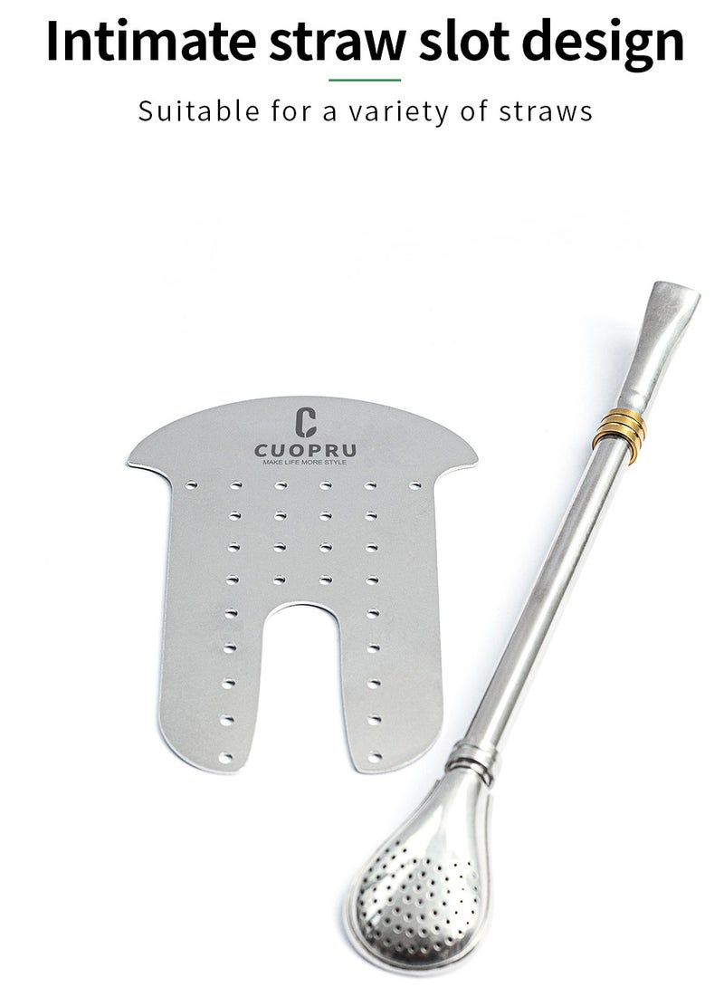 CUOPRU CUOPRU Yerba Mate Cup Set with Bombilla(Straw), Tea Filter  - Image 5
