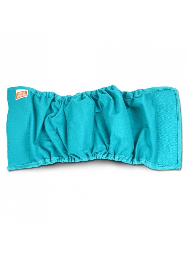 Simple Solution Washable Male Dog Diapers | Absorbent Male Wraps with Leak Proof Fit | Excitable Urination, Incontinence, or Male Marking | Medium | 1 Reusable Dog Diaper Per Pack