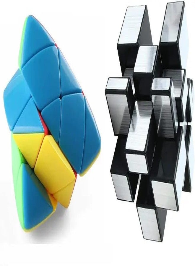 Qwick Click Mastermorphix Stickerless Cube Set of 2 | Shape Shifting Speed Puzzle | Smooth Turning Brain Teaser Toy for Kids & Adults - Image 1