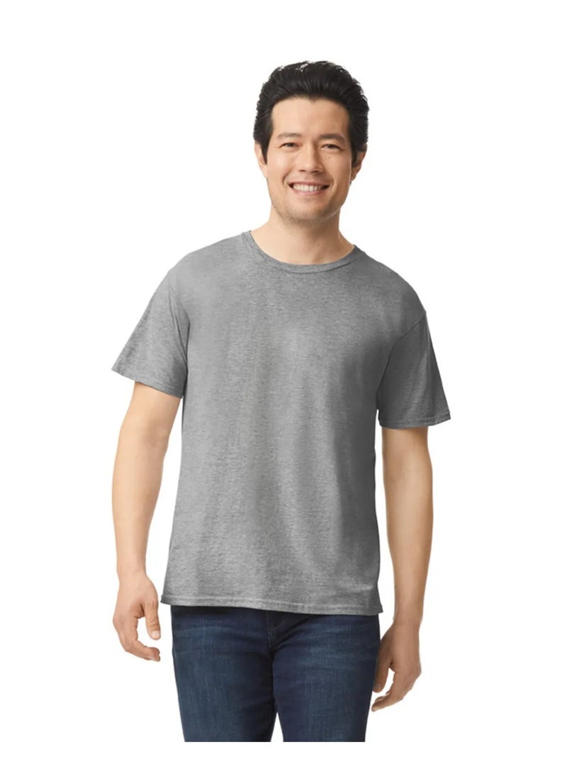 Gildan Original Gildan Softstyle T-Shirt 63000 (Sport Grey Color Only 90% Cotton and 10% Polyester) - Image 1