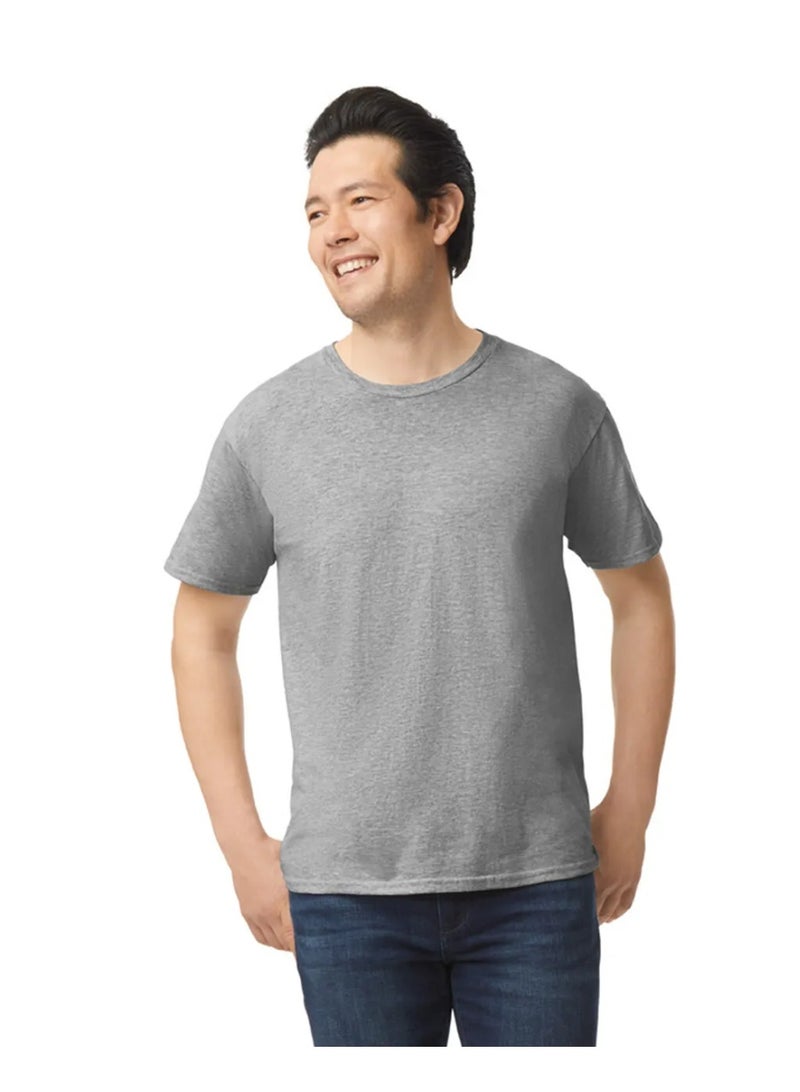 Gildan Original Gildan Softstyle T-Shirt 63000 (Sport Grey Color Only 90% Cotton and 10% Polyester) - Image 3