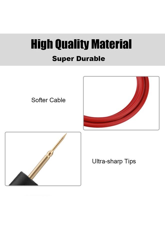 Thoraya 1000V 10A Probe Leads Cable Ultra-sharp Gold-plated Pins Test Leads Pin for Digital Multimeter  - Image 5