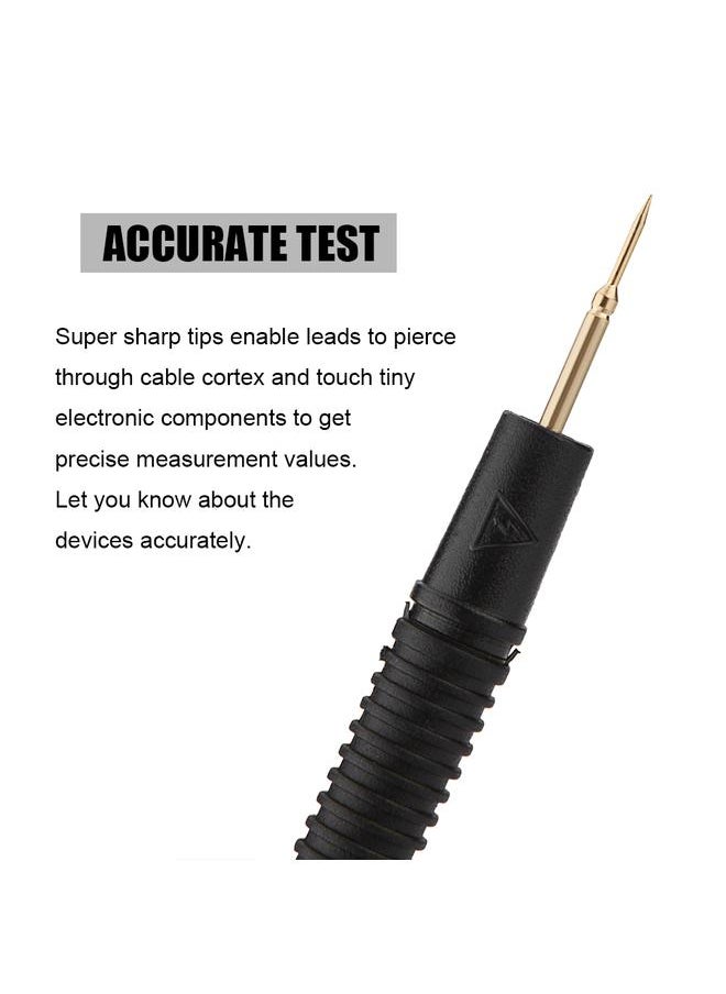 Thoraya 1000V 10A Probe Leads Cable Ultra-sharp Gold-plated Pins Test Leads Pin for Digital Multimeter  - Image 4