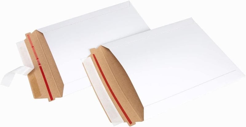 ProLine Packaging ProLine 5 x 5 self seal rigid photo shipping flats cardboard envelope mailer (200) - Image 5