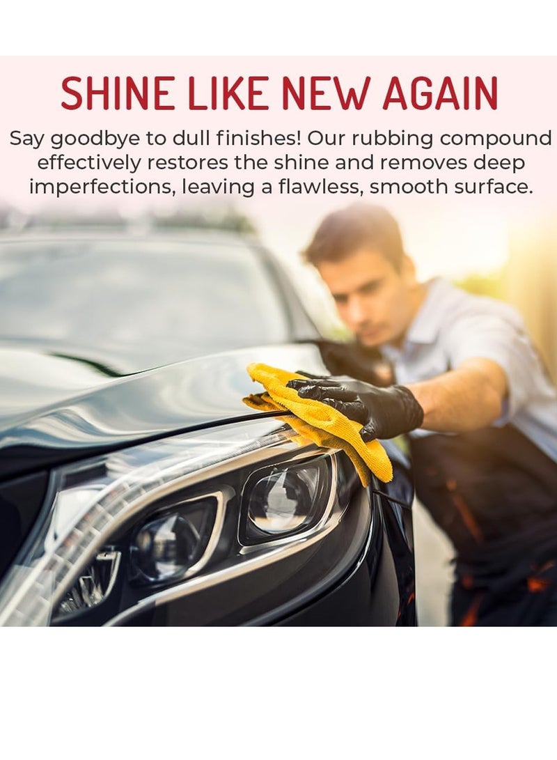 تونتي تونتي مركب فرك TWENTY TWENTY 900 جرام × قطعتين - منظف قوي للسيارات والدراجات النارية - يزيل الخدوش وعلامات الدوامات والأكسدة وعيوب الطلاء - يعيد الطلاء الباهت، ويمنح لمسة نهائية ناعمة ومظهرًا لامعًا - للاستخدام اليدوي والآلي - منخفض الغبار، خالٍ من السيليكون - Image 2