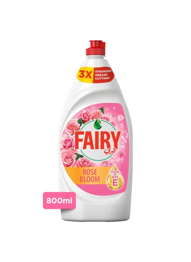 Fairy Dishwashing Liquid Rose Bloom 800ml  - Image 1