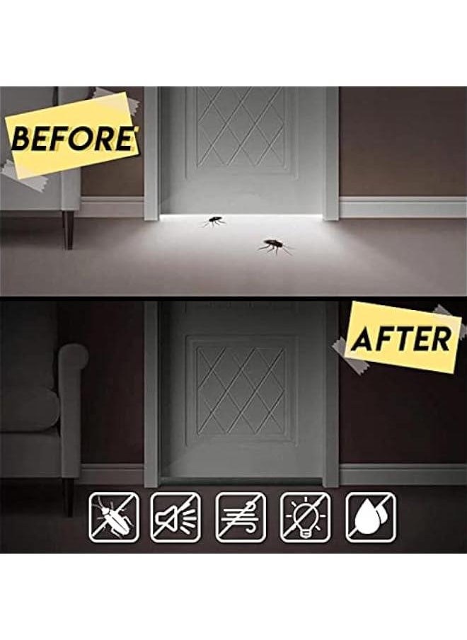 OCTOBER - Door Draft Stopper,36.6inch Draft Stopper for Bottom of Door,Under Door Draft Blocker,Energy Saving Door Weather Stripping Reduce Noise Window Breeze Blocker Door Sweeps,Washable Weather Noise Block - Image 1