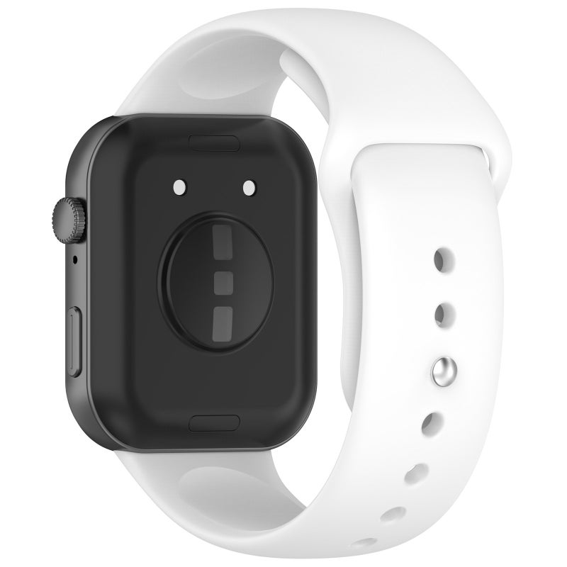 إيروريكس سوار ساعة هواوي واتش فيت 3 من السيليكون بلون سادة مع مشبك عكسي (أبيض) - Image 2