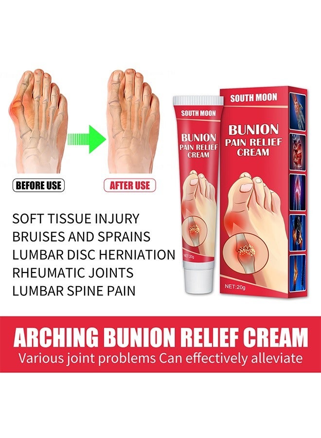 SOUTH MOON Bunion Pain Relief Cream, Arthritis Pain Gel, Muscle Pain Relieving Cream, Anti-Inflammatory and Swelling Cream, Pain Relieving Cream for Joint Toe Pain Relief Stiffness 20G  - Image 2