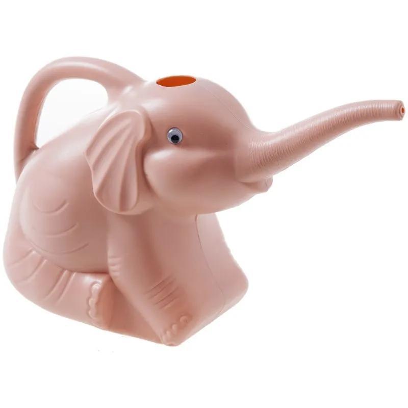 Lens Watering Pot Pink Elephant Design - Children's Gardening Tool for Household Use - Image 1