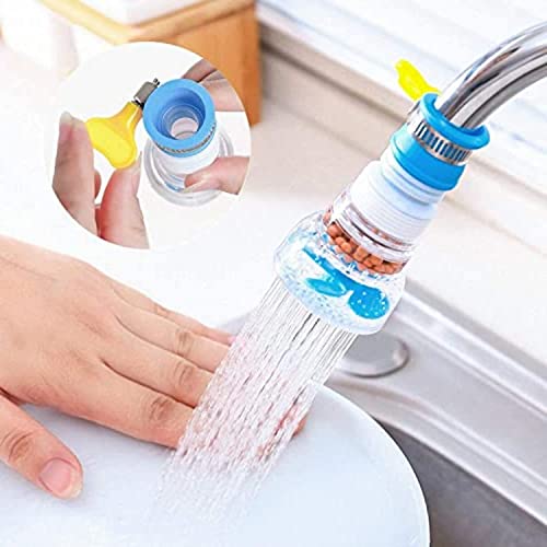 Technovibes Tap Filter, Tap Extender for Kitchen Sink, Sink tap for Kitchen, Water tap, Kitchen Sink tap, Kitchen tap, Kitchen tap Extension, Flexible Anti Splash - Image 1