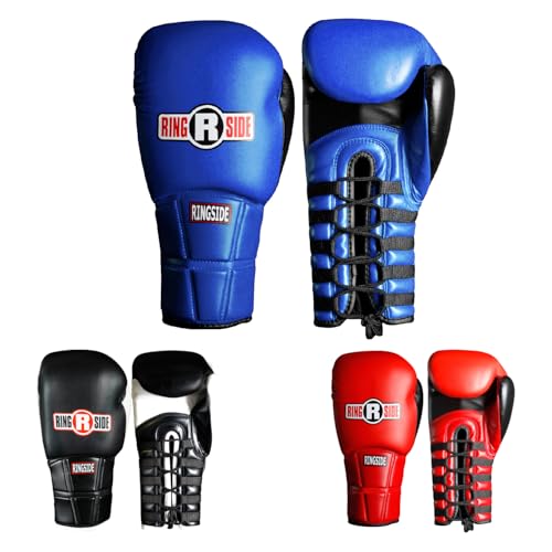 Ringside IMF Pro Fight Gloves Blue 8Ounce - Image 1