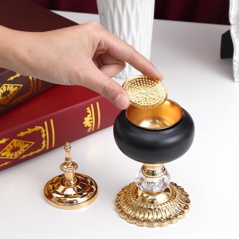 Iron Art Incense Burner And Candle Holder Tabletop Home Decor For Festival Party - Image 5