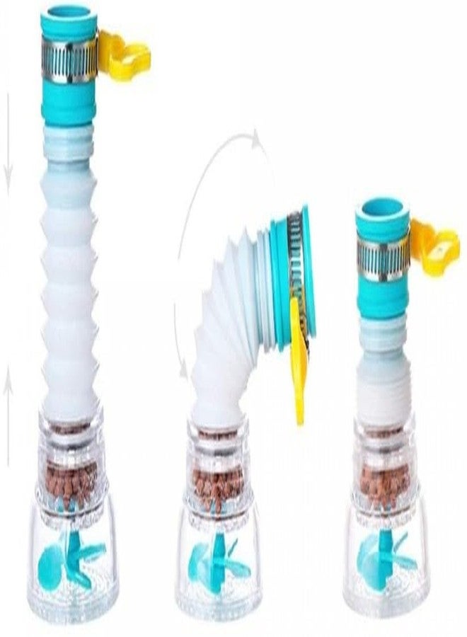 INDOROX Kitchen Tap Extension Flexible Sink Faucet Expandable Water Tap Filter Shower Head Rotatable Nozzle Adapter Tap Extender For Sink Tap Accessories Items Tools Smart Gadgets Fuvaro Pack of 2 - Image 3
