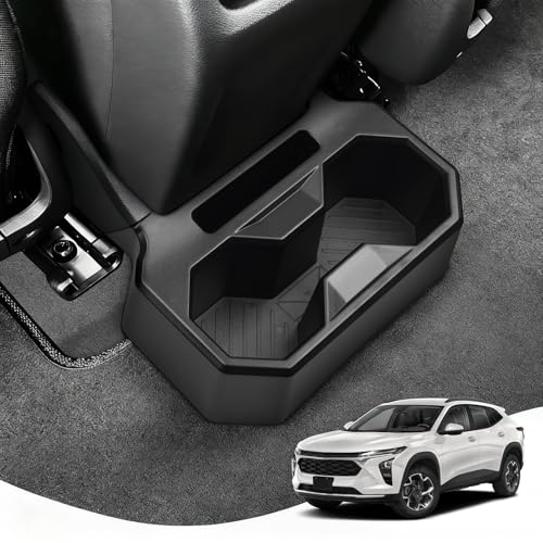 Karltys Car Backseat Cup Holder Fixable Rear Cup Holder Organizer Tray with Tools Interior Accessories Floor Back Seat Cup Holder for Chevy Chevrolet Trax 2024 2025 2026 - Image 1