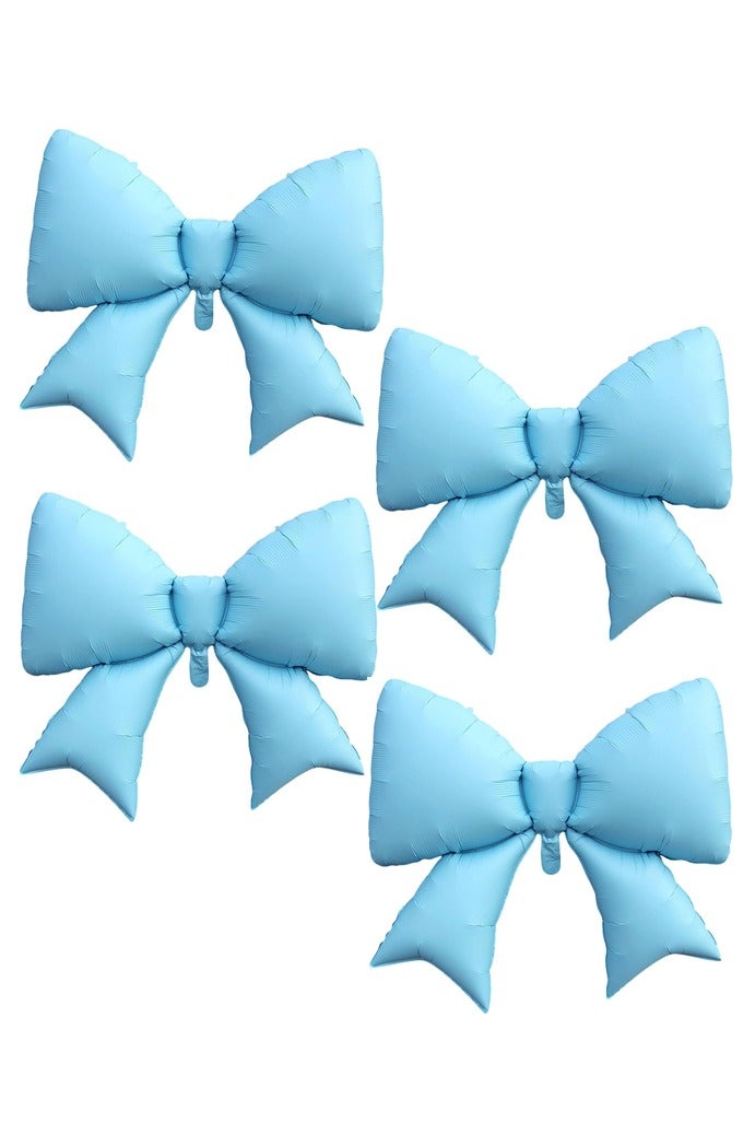 هالامودو 4pcs جمبو ضخمة الشريط بالونات كوكيت القوس بالونات القوس حزب كوكيت حزب الديكورات لعيد ميلاد الطفل دش العروس - Image 1