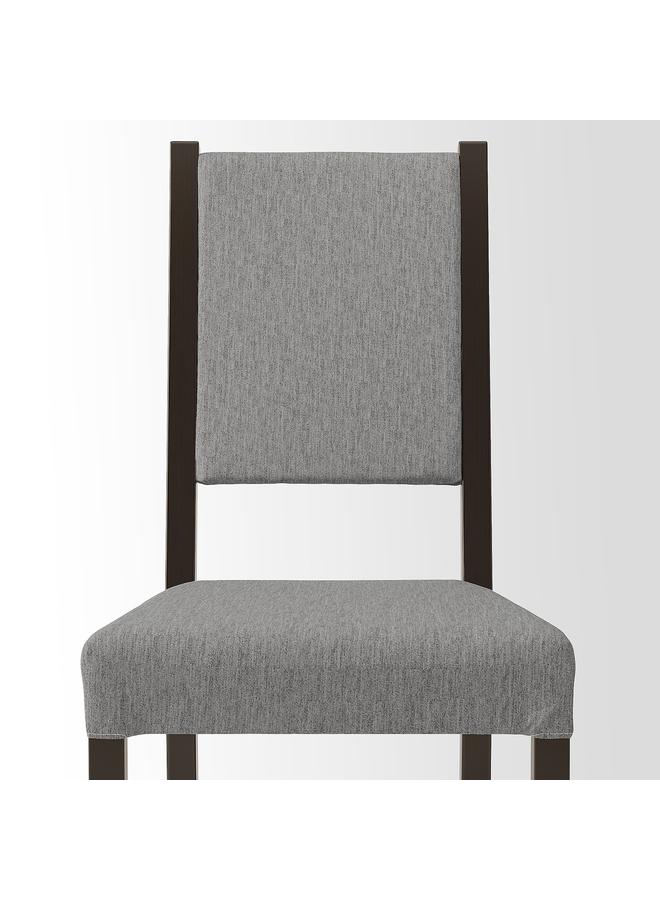 erorex Chair, brown-black/Knisa grey/beige - Image 4