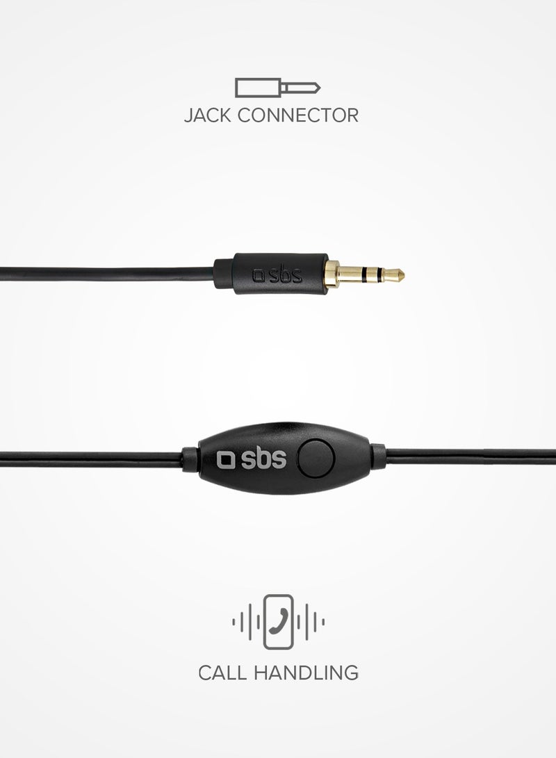SBS In-ear stereo headset Studio Mix 10, jack 3.5 mm with microphone and  answer button  - Image 4