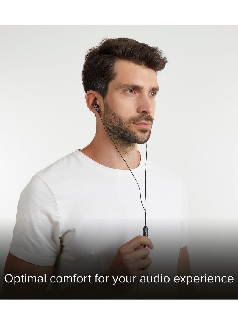SBS In-ear stereo headset Studio Mix 10, jack 3.5 mm with microphone and  answer button  - Image 5