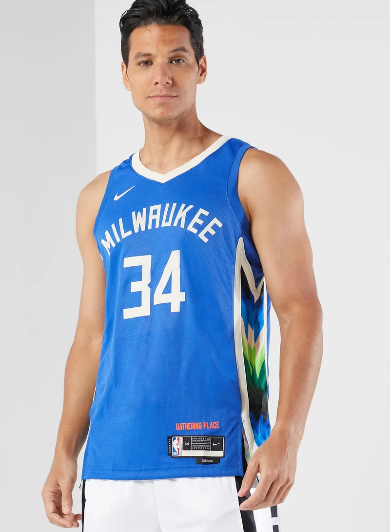 Nike Milwaukee Bucks City Edition Jersey