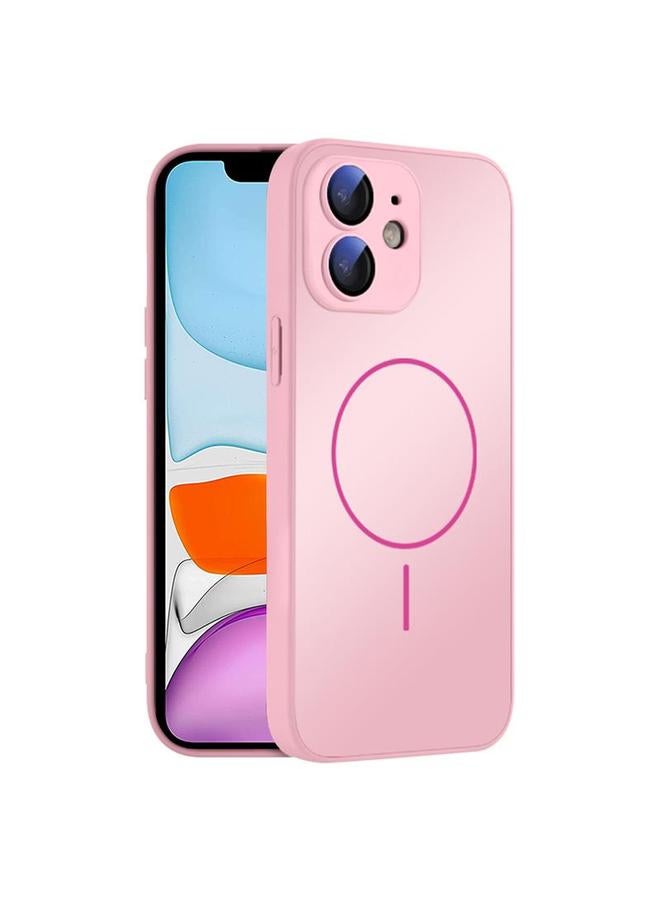 Zaboon Case For iPhone 11 Thin Circle MagSafe Skin-feel AG Glass Phone Case - Image 1