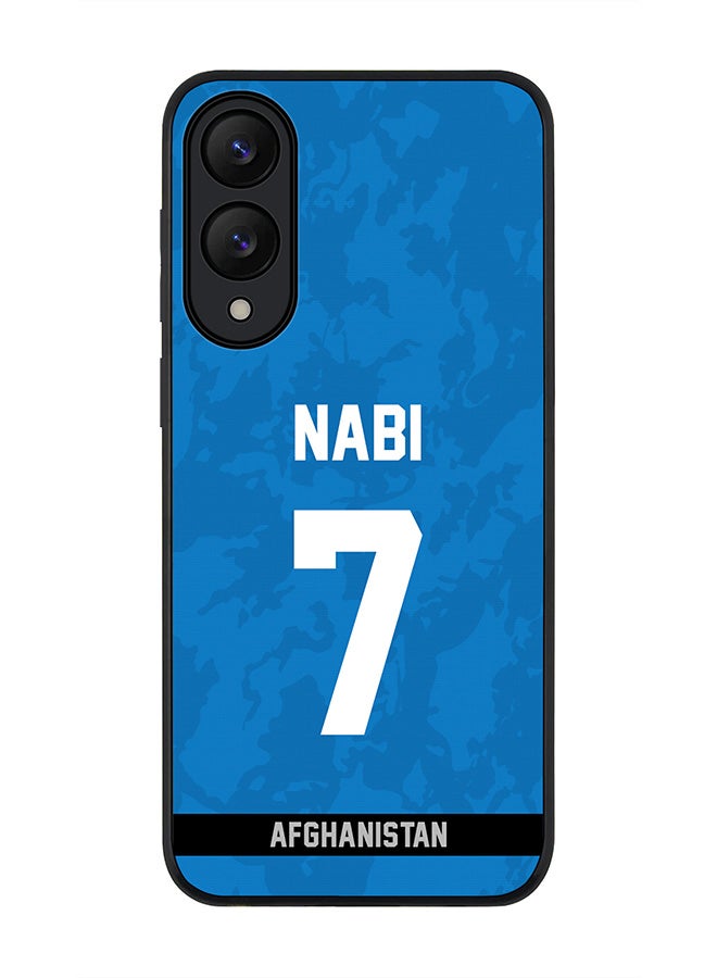 Stylizedd For Samsung Galaxy S25 Edge Case,Slim fit Camera Protection, Shockproof Thin Phone cover  - Afghanistan Mohammad Nabi, Jersey No 7