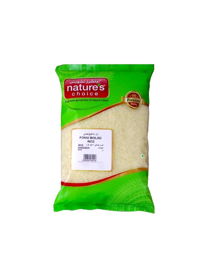 Nature's Choice Ponni Boiled Rice, 2 Kg - Image 1