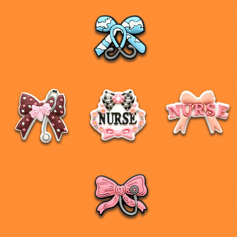 Chionwen 20Pcs Medical Shoe Decoration Charms for Croc Clog, Nurse Charms Accessories - Image 5