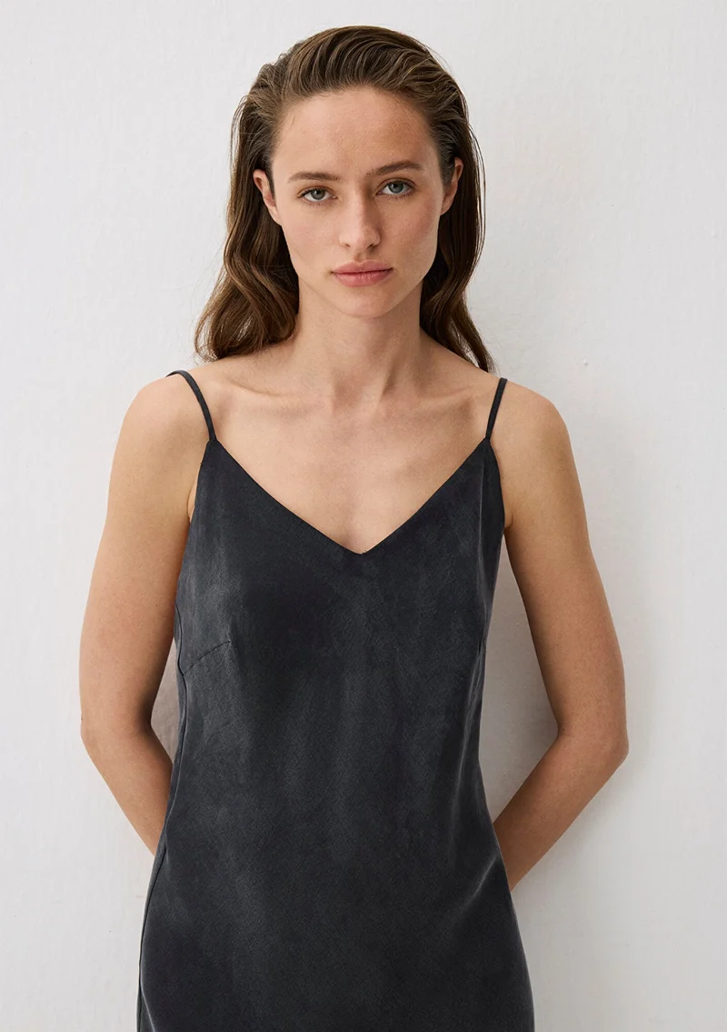 MAVI Black Tencel TM Lyocell Strap Dress