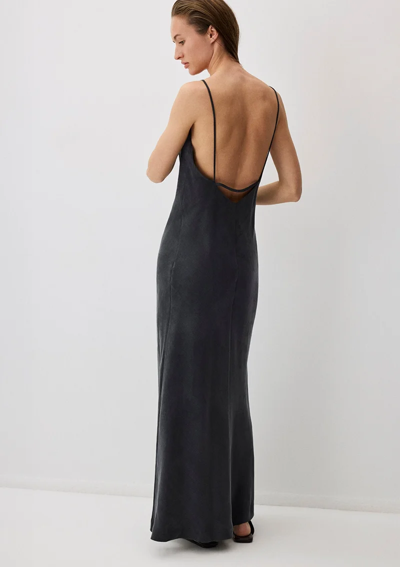 MAVI Black Tencel TM Lyocell Strap Dress