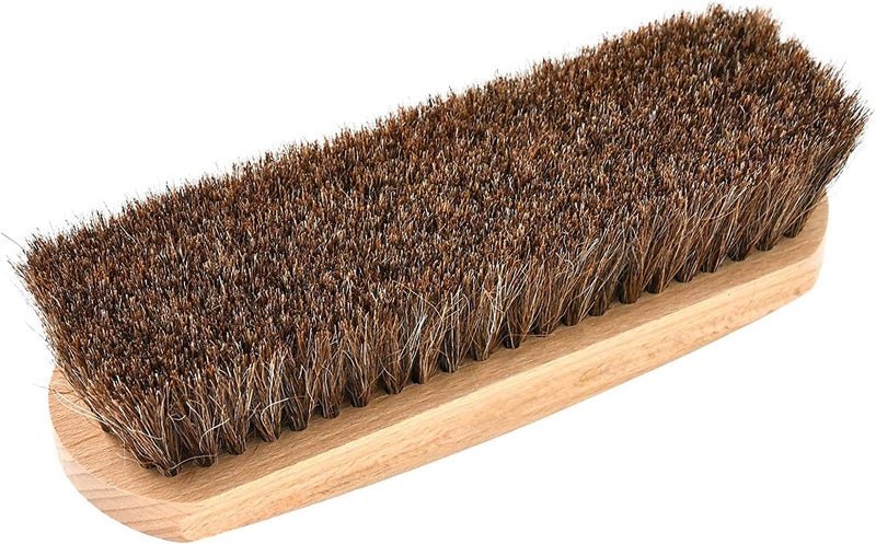 Saphir 21cm Horsehair Shoe Brush for Leather and Suede Care - Image 3